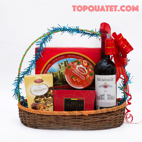 Giỏ quà tết biếu sếp