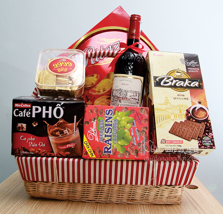 Giỏ quà bình dân xuân Mậu Tuất 2018