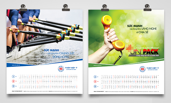 Tặng lịch tết 2018