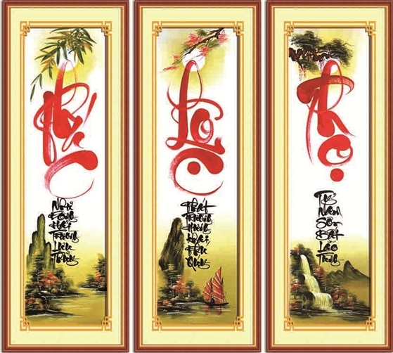 Tranh chữ ngày tết