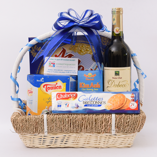 Giỏ quà bánh kẹo công danh