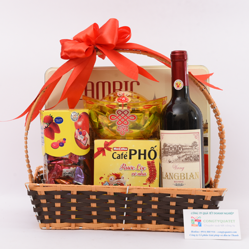 Giỏ quà tết giàu sang